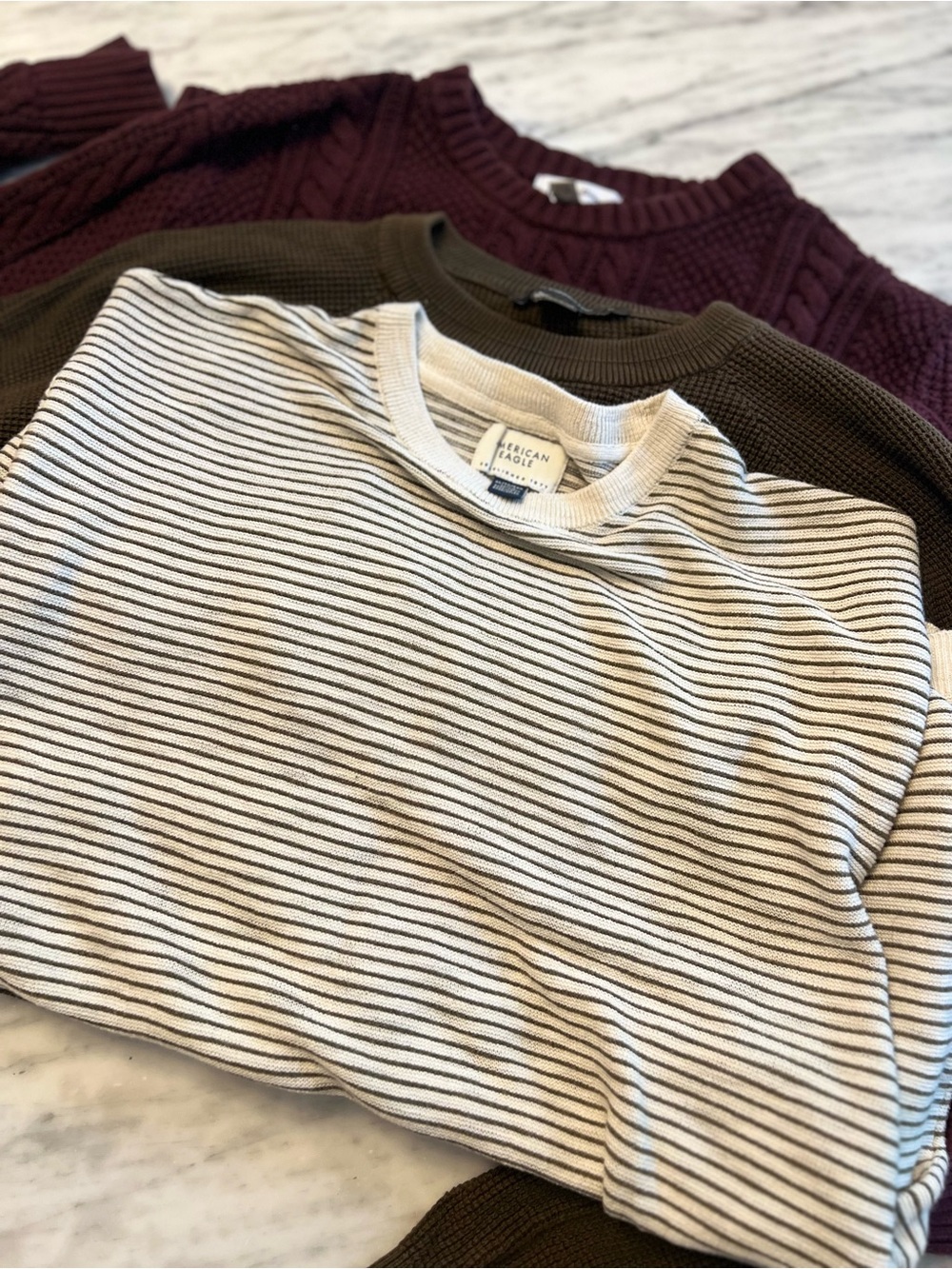 Men’s Knit Bundle of 3 sweaters in size XL